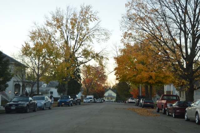 View northwest on Market Street from the Lock Street intersection, Carroll