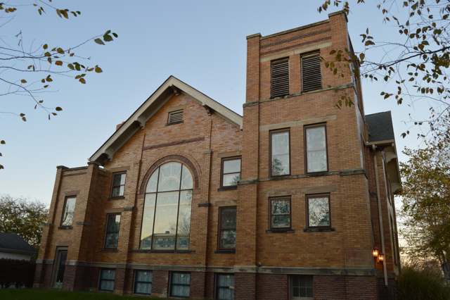 Carroll United Methodist Church, built 1912, at Market and Center Streets