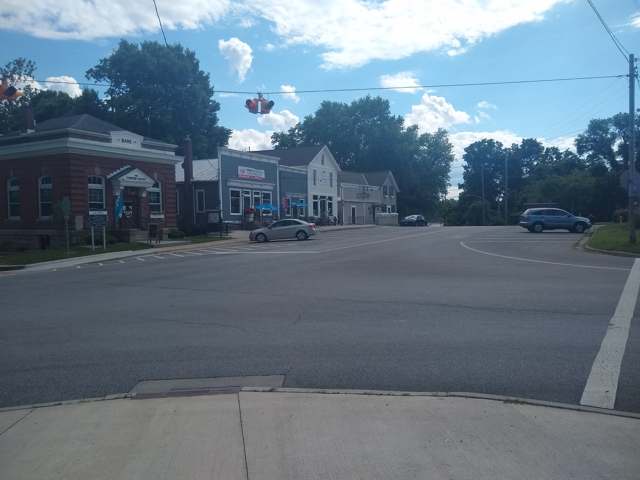 Part of the Galena village square