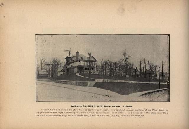 A prominent home in the Marble Cliff area, from a book of notable Columbus residences