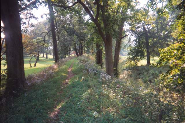 Modern view of the Great Circle Earthworks, part of the Newark Earthworks complex