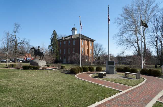 Sunbury's 1868 Town Hall on the village square