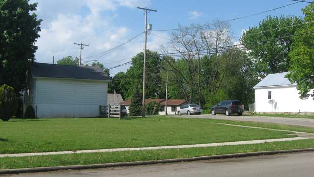 The empty lot at Main and Broad Streets where the Dilger Store stood until shortly before this photograph