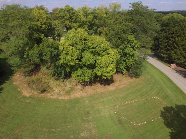Aerial view of the Jeffers Mound and its park setting.