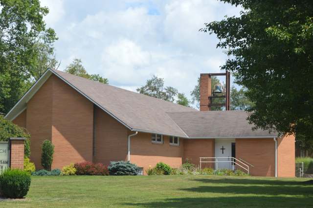 Front of the Hanover Presbyterian Church, 732 N. Main Street, Hanover village