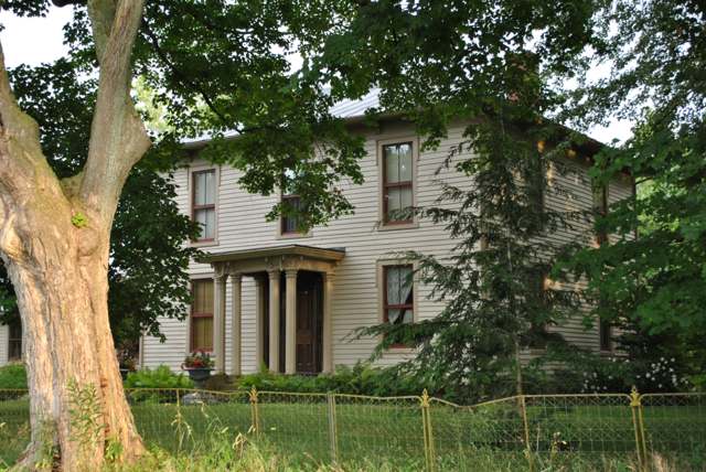 The John Cook Farm, east of Harlem at Miller Paul and Gorsuch Roads, listed on the National Register of Historic Places