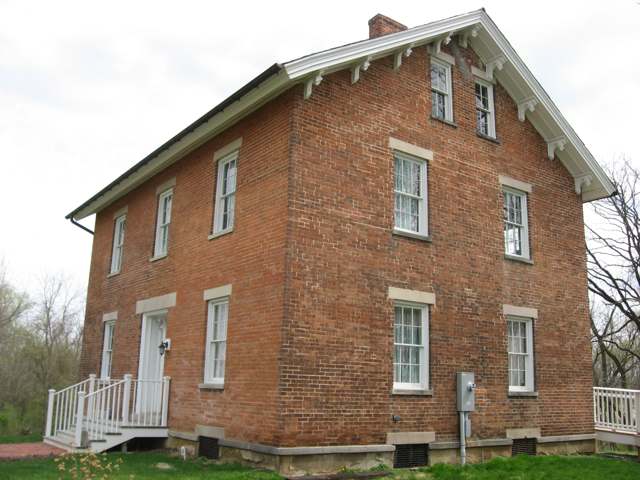 Western end of the George and Christina Ealy House.