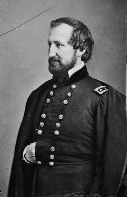 William Starke Rosecrans, born in Kingston Township in 1819, photographed as a Union major general