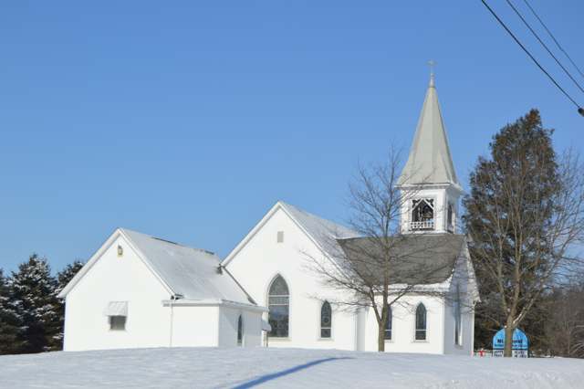 Mount Carmel United Church of Christ, on Clearport Road, descended from the Mt. Carmel German Reformed congregation built in 1842