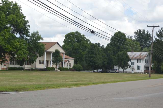 Houses on the north side of Marne Road east of Montgomery Road, in Marne, Madison Township