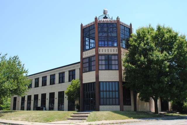 The Old Port Columbus Airport Control Tower near 5th Avenue and Hamilton Road; photographed 2011