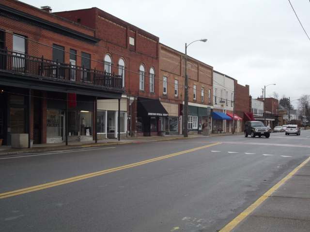 Businesses on Main Street in Johnstown