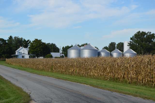 A farmstead on Steamtown Road in southwestern Oxford Township