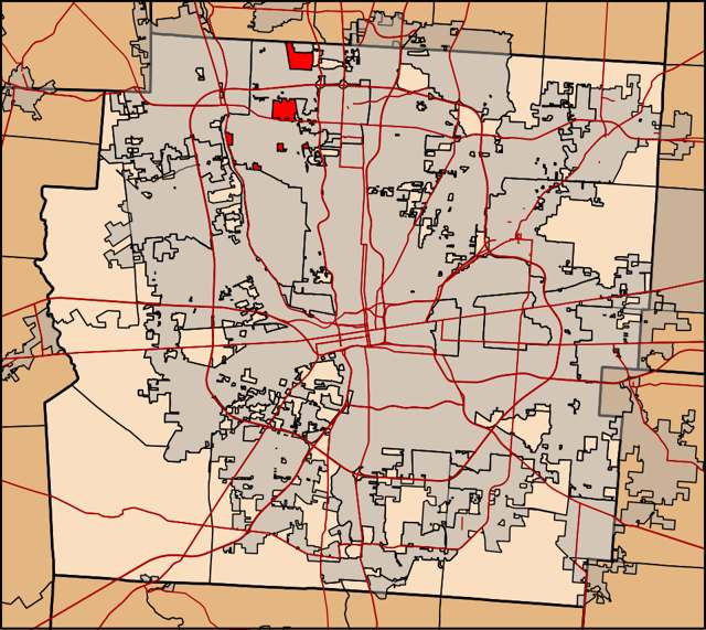 Modern outline map of Franklin County with Perry Township's scattered unincorporated parcels highlighted.