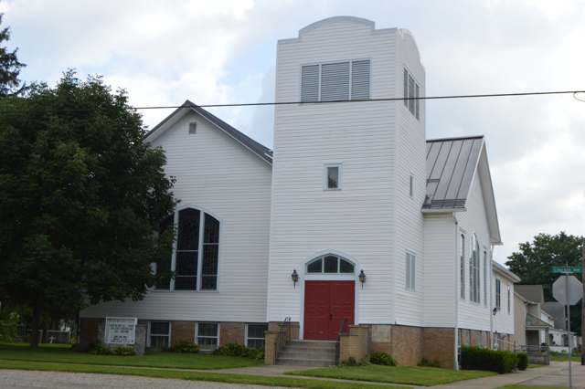 Pleasantville United Methodist Church, built 1928, on Lincoln Avenue