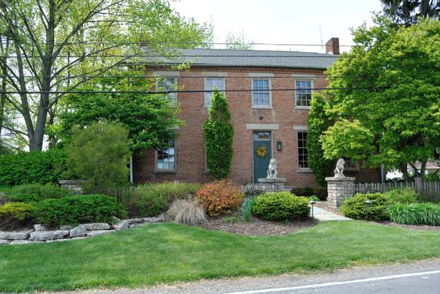 The John Baker Tavern, built 1849 in the Federal style, south of Radnor village
