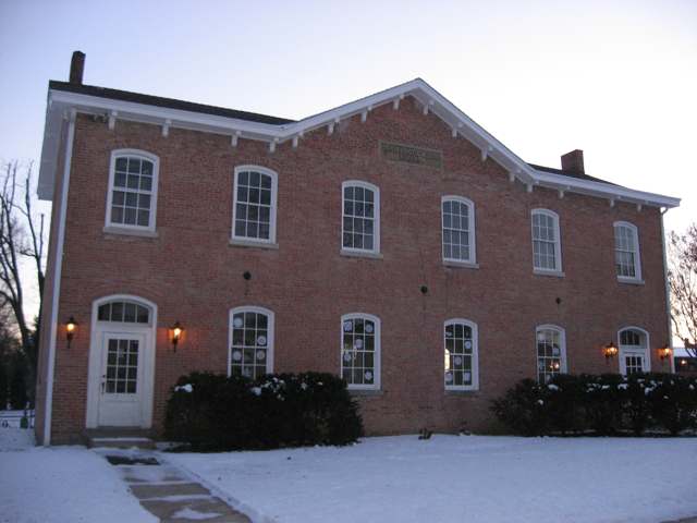 The Sharon Township Town Hall in Worthington; photographed 2010