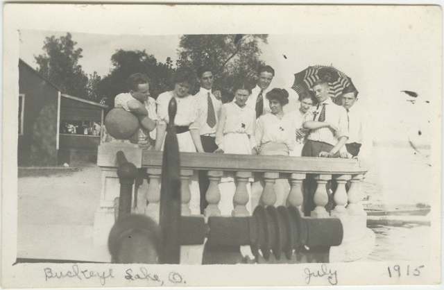 Friends gathered at Buckeye Lake, the reservoir the Ohio Canal created on Union Township's southeastern edge