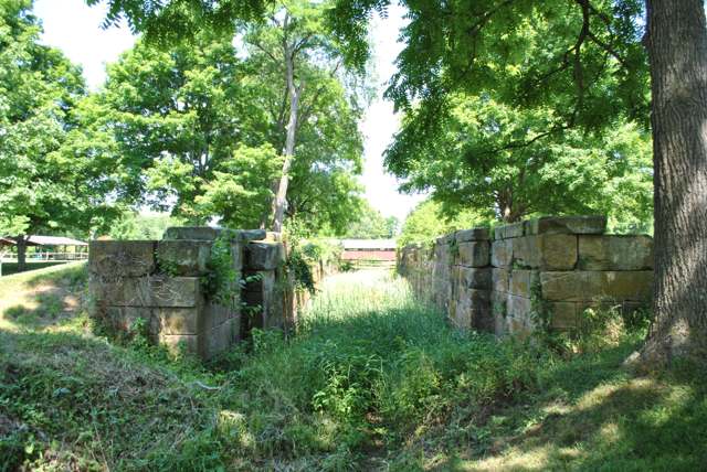 The Lockville Canal Locks on the former Ohio and Erie Canal, listed on the National Register of Historic Places in 1974