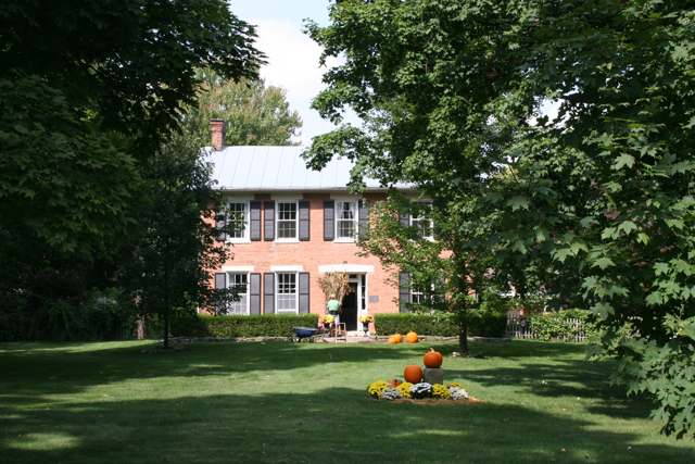 The Anson Davis House, built 1848, at 4900 Hayden Run Road