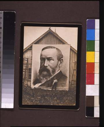 Title: Benjamin Harrison Abstract/medium: 1 photographic print on mount.