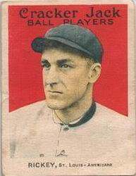 1914 E145-1 Crackerjack Branch Rickey baseball card