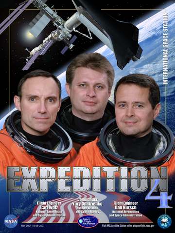 Expedition 4 NASA Space Flight Awareness mission poster