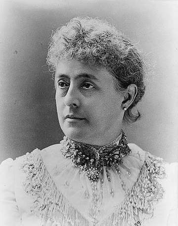 First Lady of the U.S. Caroline Harrison.