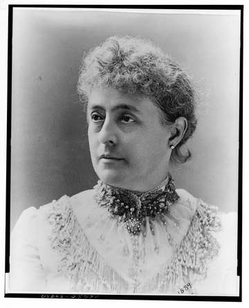 Title: Mrs. Benjamin Harrison Abstract/medium: 1 photographic print on cabinet card mount.
