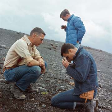 Astronaut William A. Anders is shown during a geological field trip to Iceland. Also in attendance is Astronaut Charles