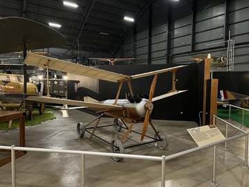 Dayton-Wright Kettering Aerial Torpedo replica at the National Museum of the United States Air Force.