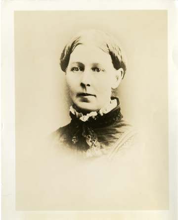 Creator: Trinity Court Studio Subject: Hall, Sophronia Brooks 1827-1885 Oberlin College Type: Black-and-White Prints Loc