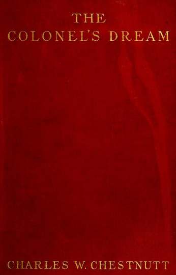 First edition cover of "The Colonel's Dream" (1905)