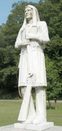 Chief Logan, statue at Chief Logan State Park, West Virginia, USA. Image copyleft: Image taken by me, released under GFD