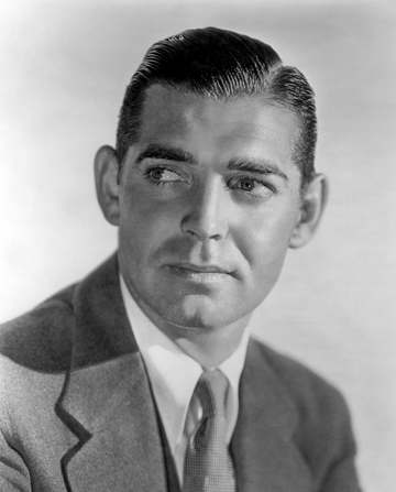 Studio publicity photo of Clark Gable.