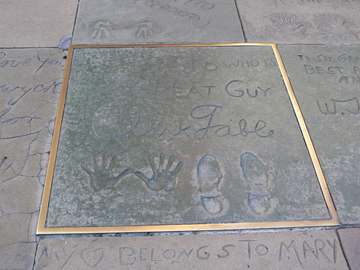 Courtyard of Grauman's Chinese Theatre, Hollywood Boulevard, Los Angeles Clark Gable