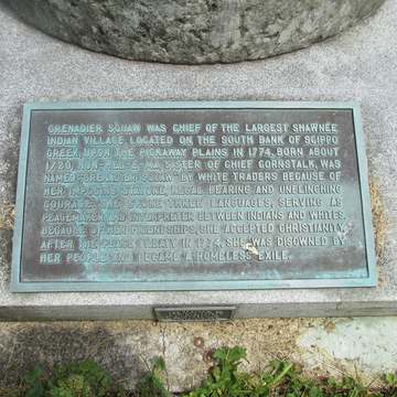 Logan Elm State Memorial in Pickaway County, Ohio.