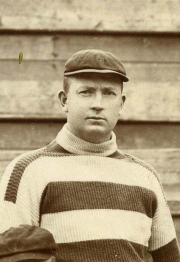 Cy Young of the 1898 Cleveland Spiders at spring training in Hot Springs, Arkansas, March 1899