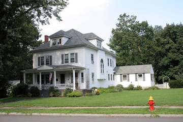The Edward W. Morley House, 26 Westland Ave., a National Historic Landmark in West Hartford, Connecticut. It was the hom