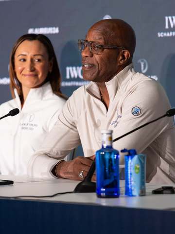 Speaking at the 25th Laureus World Sports Awards press conference, hurdling great Edwin Moses shares his experiences of 