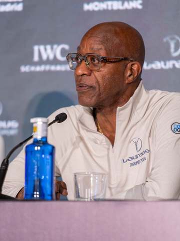 Speaking at the 25th Laureus World Sports Awards press conference, hurdling great Edwin Moses shares his experiences of 