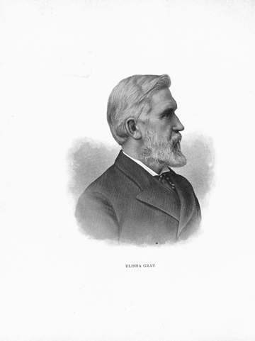 Portrait of Elisha Gray, American electrical engineer