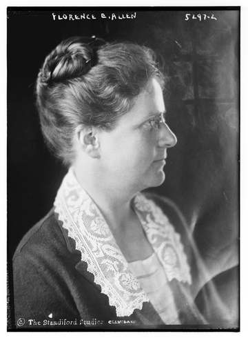 Title: Florence E. Allen Abstract/medium: 1 negative : glass ; 5 x 7 in. or smaller.