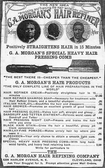 1913 advertisement for Morgan Hair Refining Company (defunct)