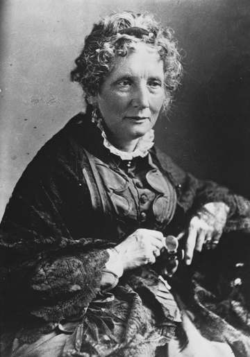 Harriet Beecher-Stowe, American abolitionist and author of Uncle Tom's Cabin