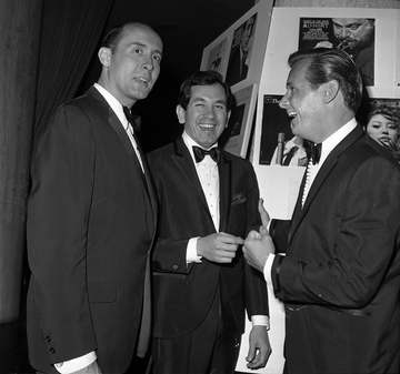 GRAMMY AWARDS—Henry Mancini, left, was a triple winner at the Grammy awards dinner of the National Academy of Recording