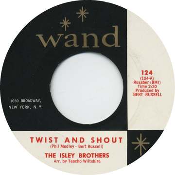 "Twist and Shout" by The Isley Brothers; US vinyl release