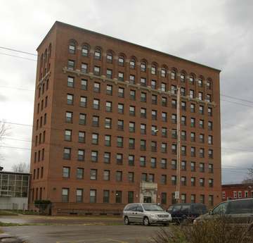 A view of the Phillis Wheatley Association at 4450 Cedar Avenue, in Cleveland, Ohio. The structure, built in 1927, was d