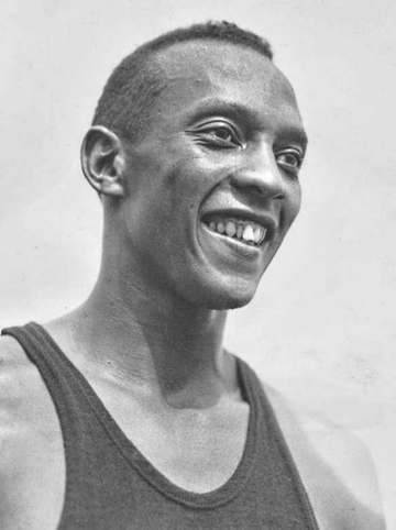Photo of Jesse Owens in 1936.