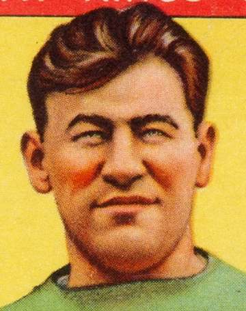 1933 Goudey Sport Kings football card of Jim Thorpe #6. PD-not-renewed.